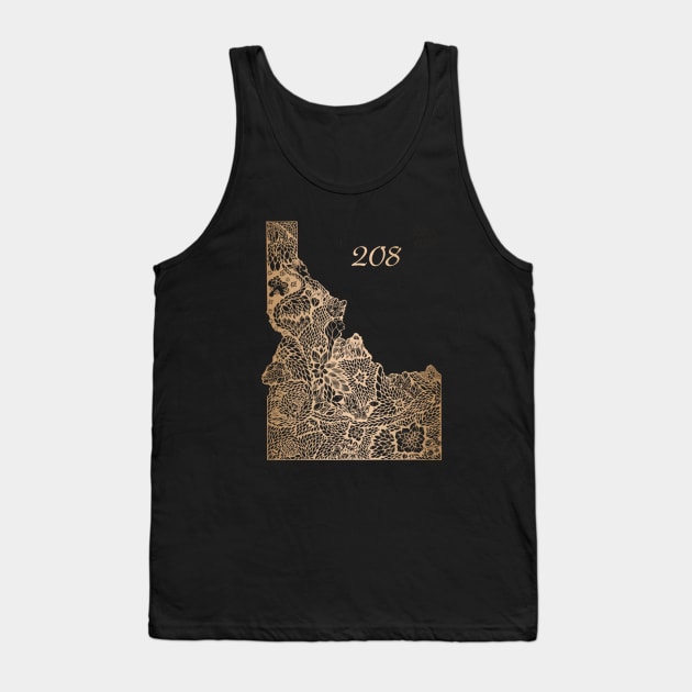 Idaho Gold Tank Top by RoxanneCH